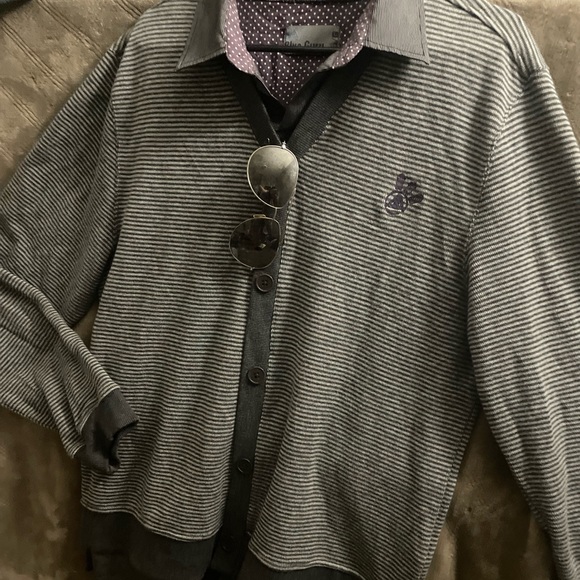 ✨👕BLUE GURU CARDIGAN 2IN1 SWEATER👕✨ - Picture 4 of 9